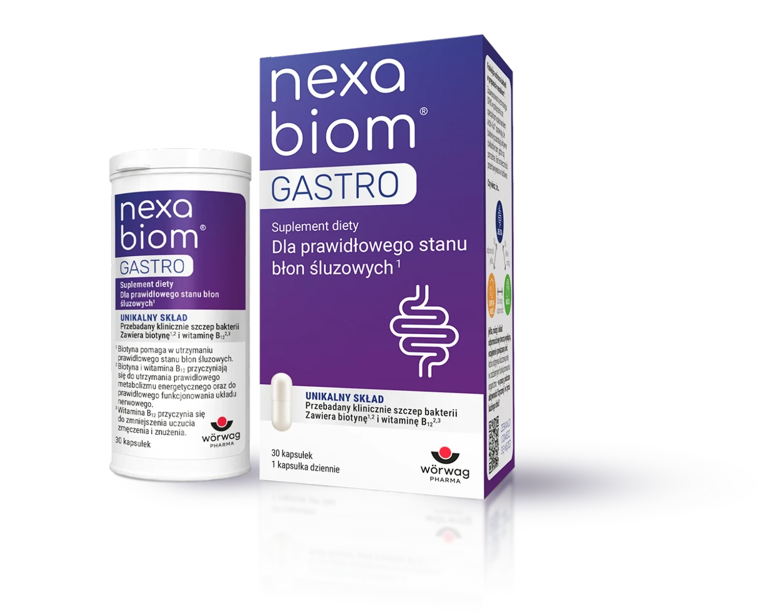nexabiom® GASTRO - opakowanie i tuba