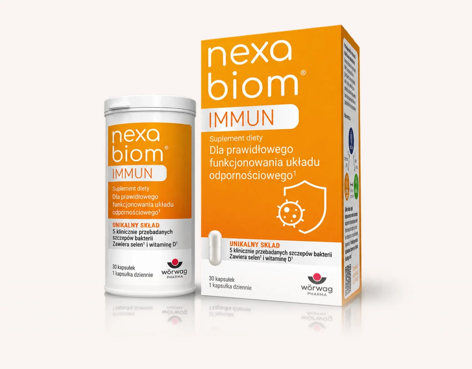 nexabiom® IMMUN - opakowanie i tuba